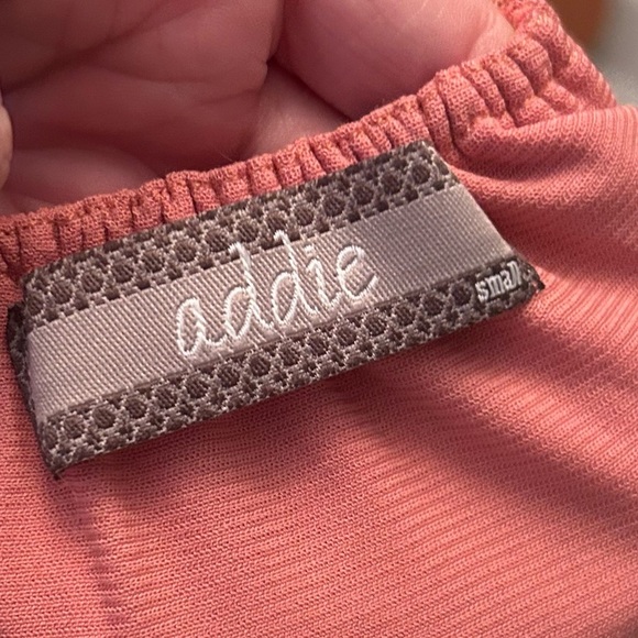 Addie Coral Pink Crisscross Backless Dress - Size Small - Picture 4 of 7